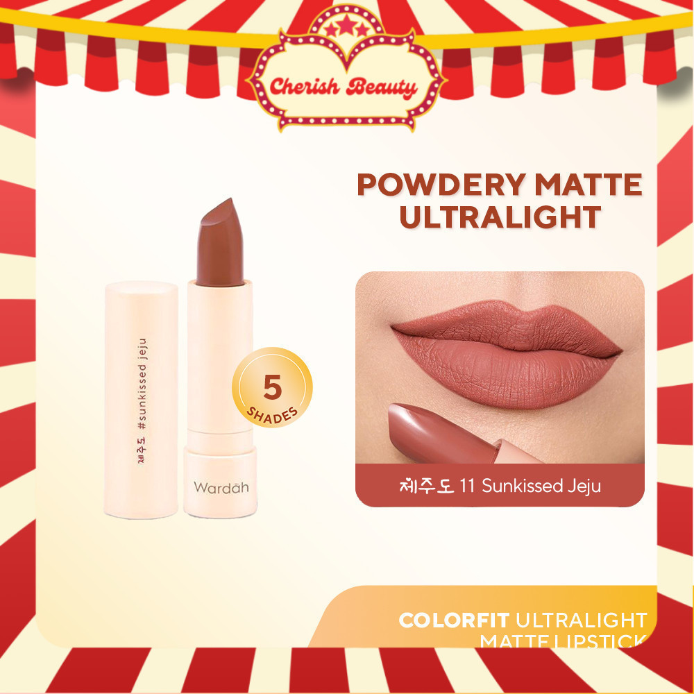 Wardah Colorfit Ultralight Matte Lipstick Lipstik BPOM 100% ORIGINAL