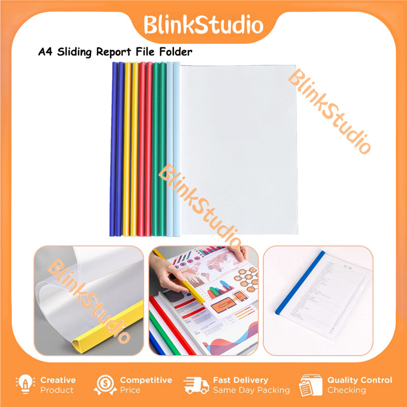 

Tulang Jilid Kertas / Penjepit Tulang Folder A4 / Paper Slide Grip / Slide Binder