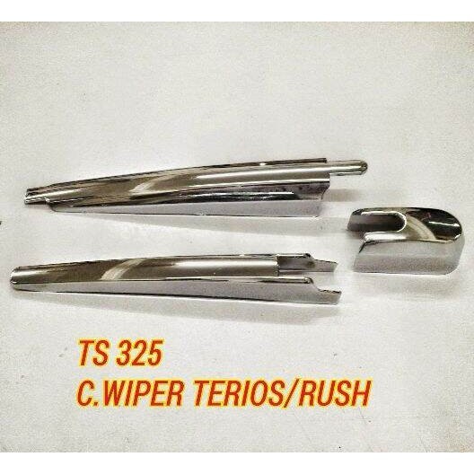Cover Wiper Belakang Mobil Toyota Rush Terios Lama Warna Chrome