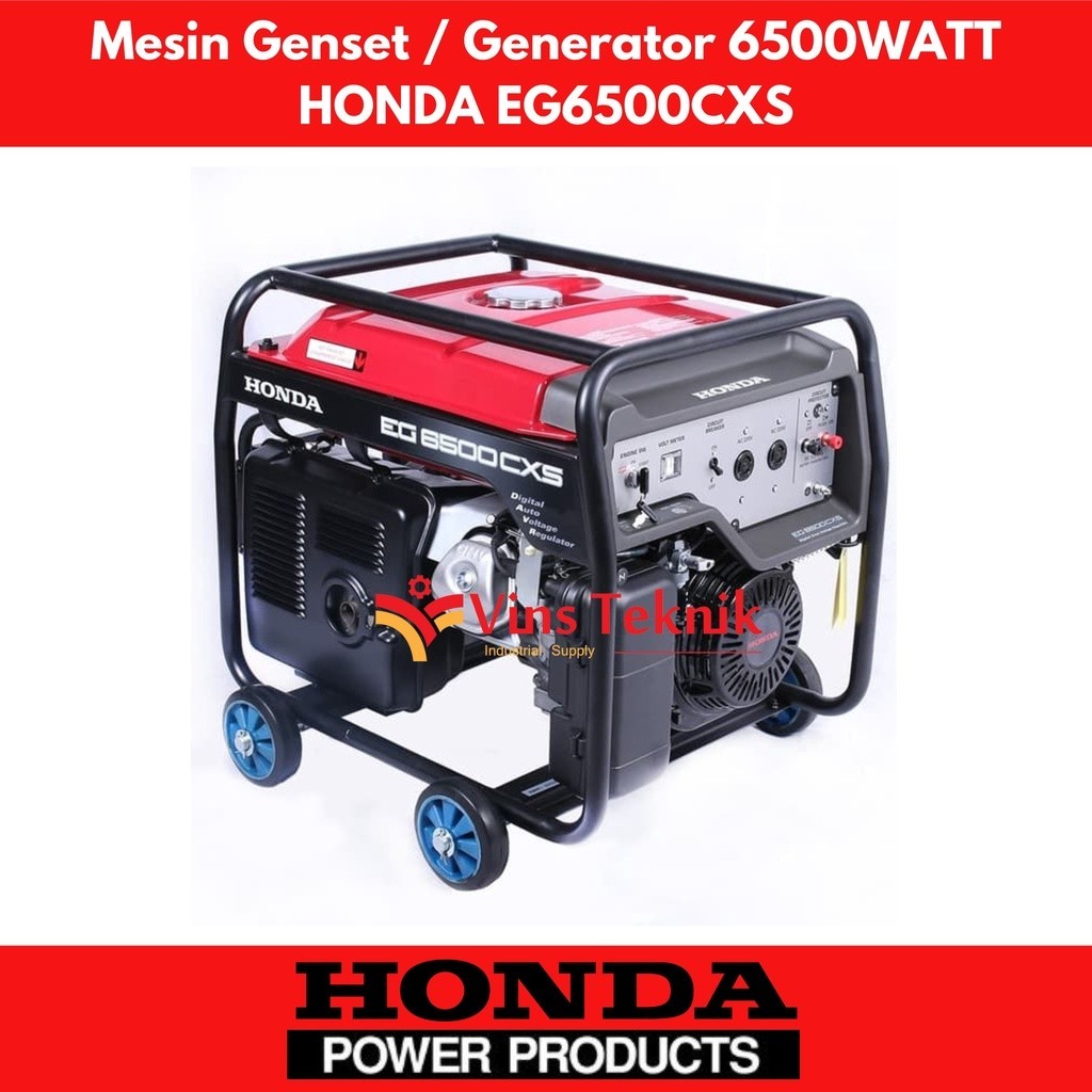 PROMO HARI RAYA MESIN GENSET EG6500CXS HONDA GENERATOR EG 6500 CXS 6500WATT