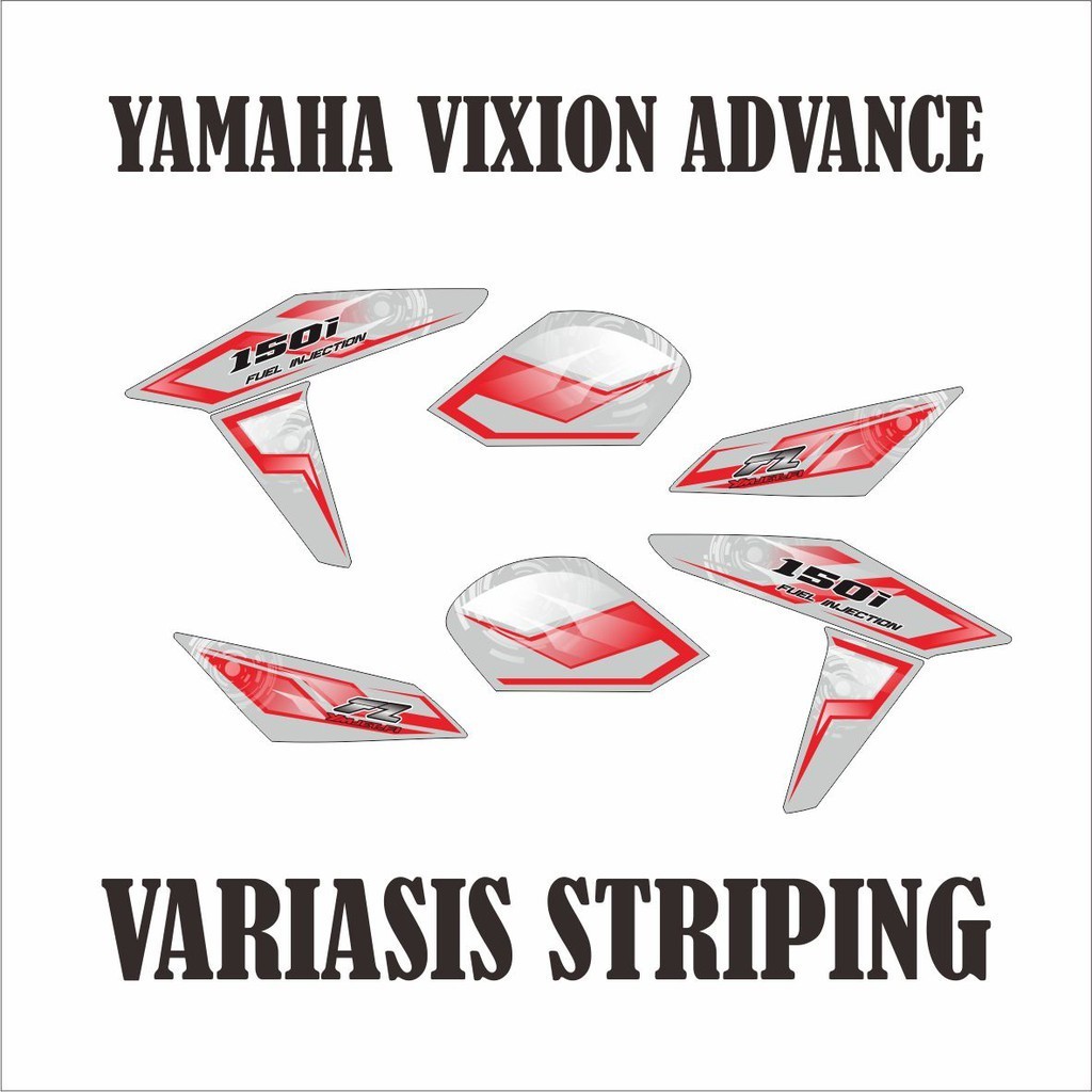 STRIPING VARIASI MOTOR YAMAHA VIXION ADVANCE VARIASI