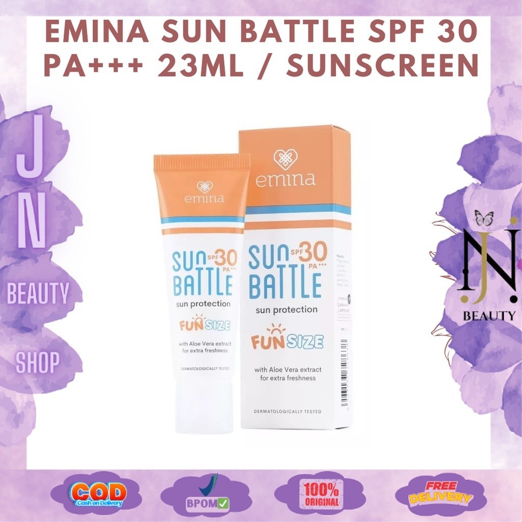 EMINA SUN BATTLE SPF 30 PA+++ 23ML / SUNSCREEN