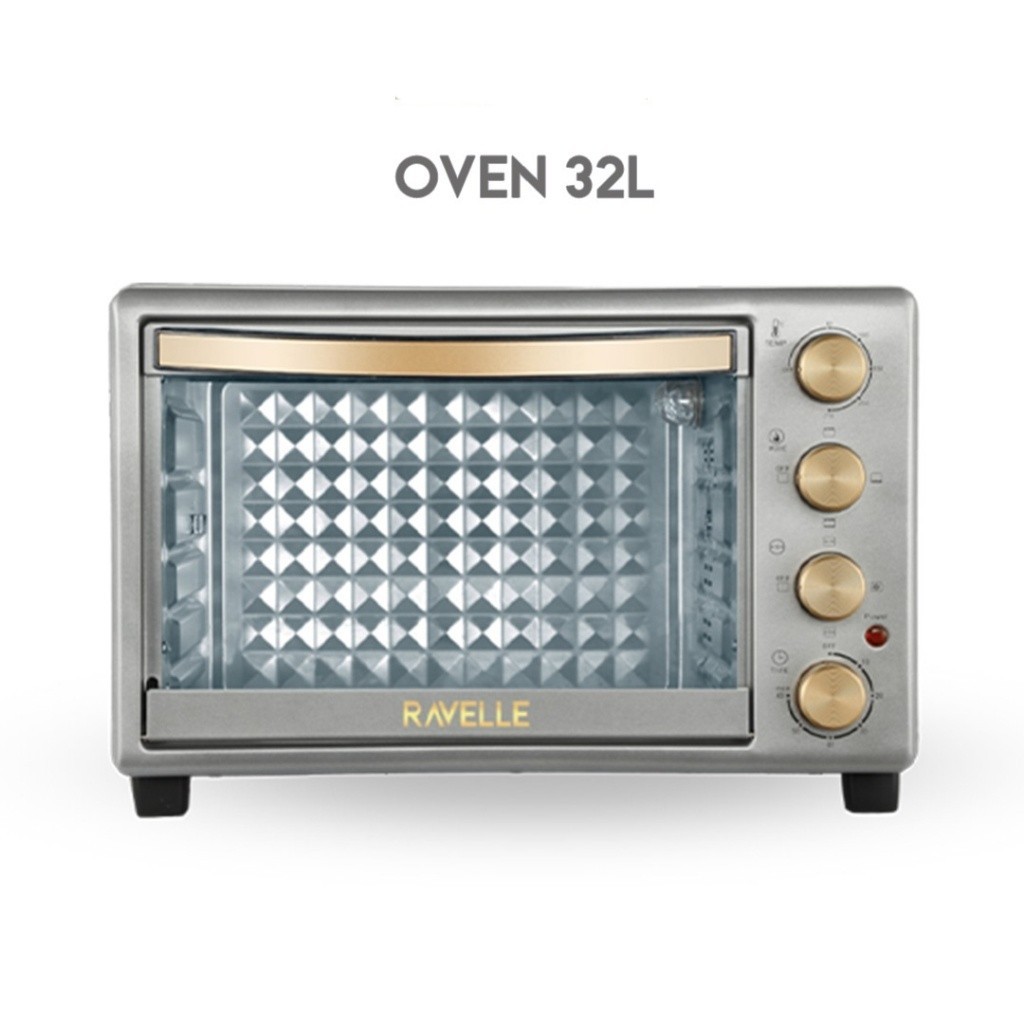 Electric Oven 32 Liter - Oven Listrik Low Watt - White Oven