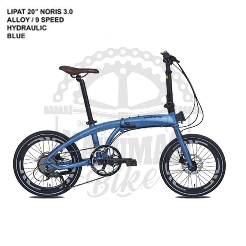 SEPEDA LIPAT 20 PACIFIC NORIS 3.0 9 SPEED HYDRAULIC DISC BRAKE