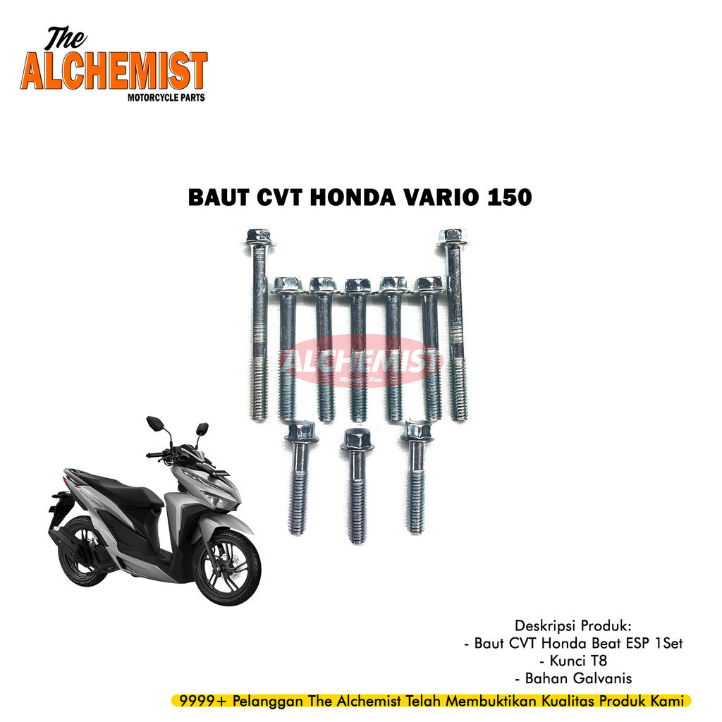 COD Baut CVT 1Set Honda Vario 150 / Baud Vario 150 New CVT1Set / Baut Baud CVT Honda Vario 150 1Set