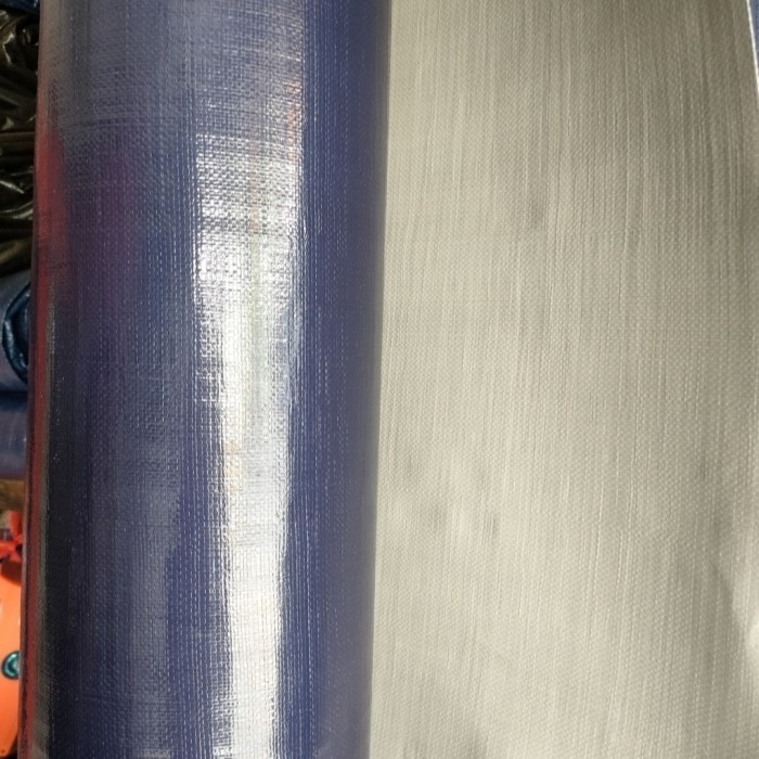 Terpal A12 Korea Super Tebal Ukuran 6x9 - Biru Silver Terpal Tenda Terpal Lembaran