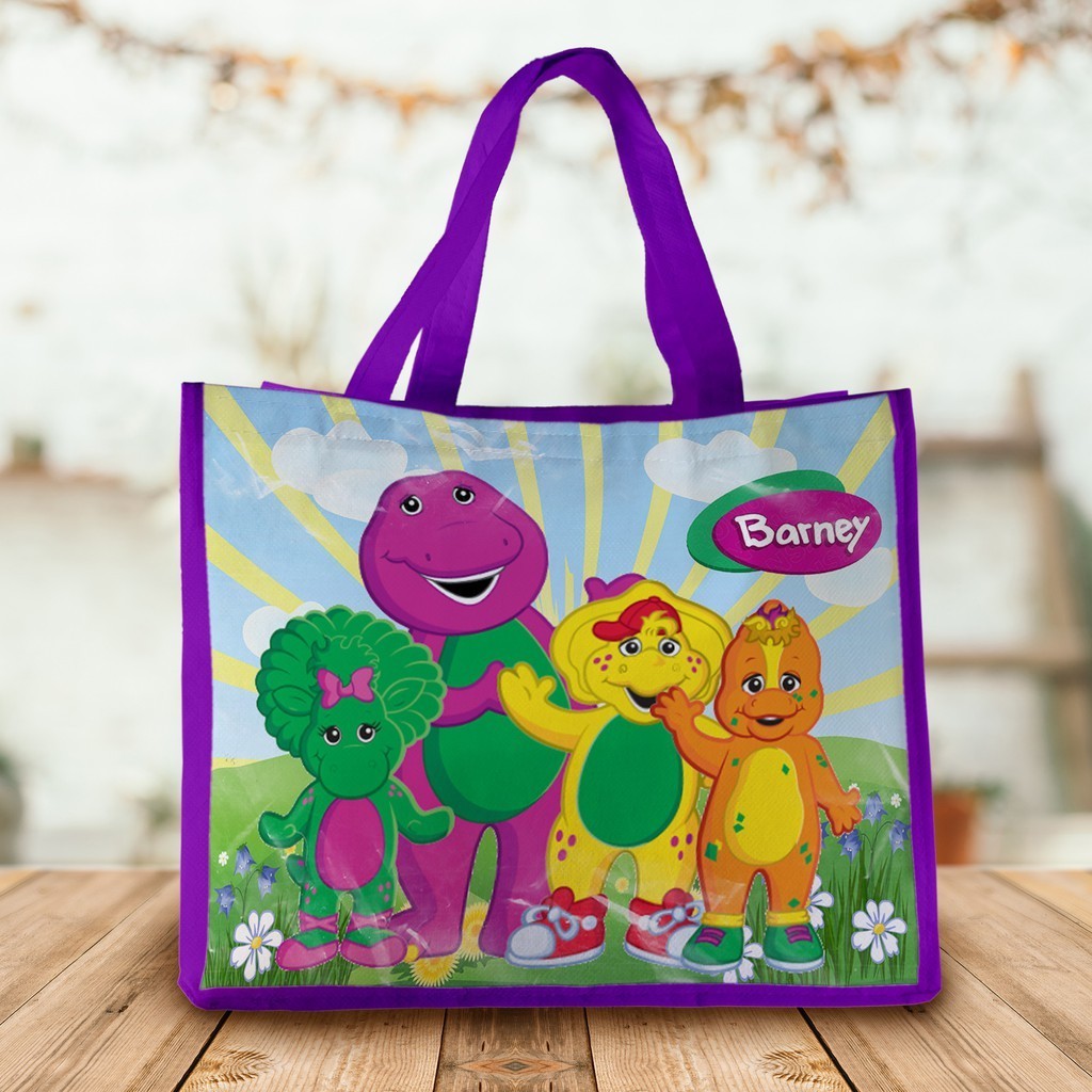 Tas Ultah Ready Stok Landscape / Tas Ulang Tahun / Goodie Bag BARNEY