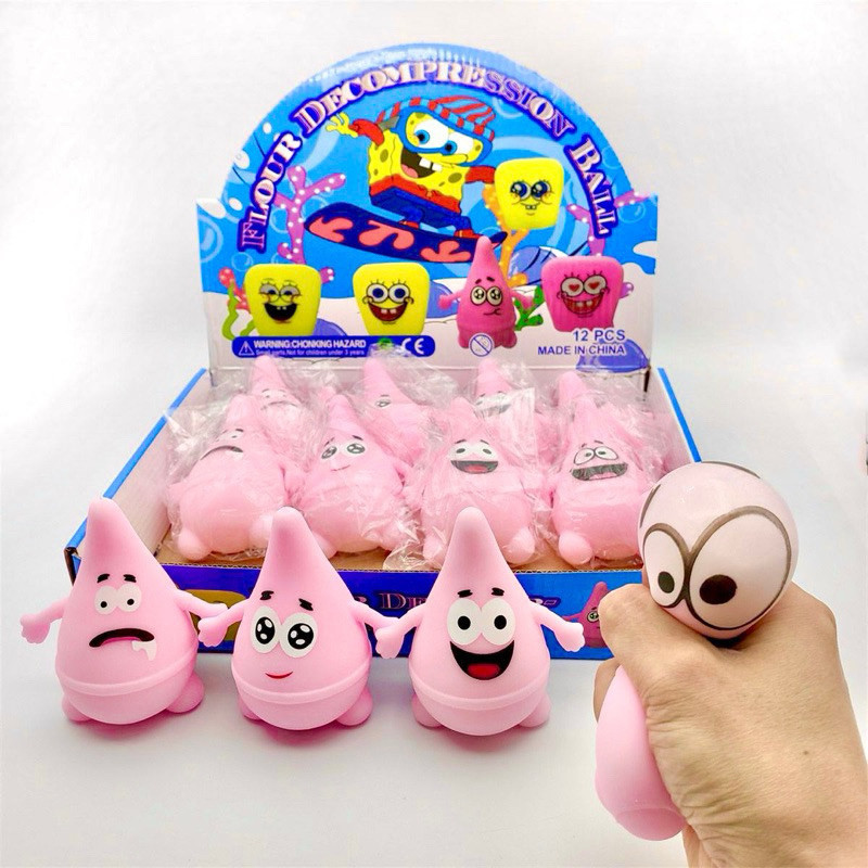 Mainan Squishy Patrick Mainan Pencet Aman Lentur AntiStress