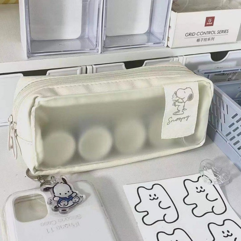 

Transparent Pencil Case Cute Large Capacity Pencil Case Pensil Pouch Make Up RB9