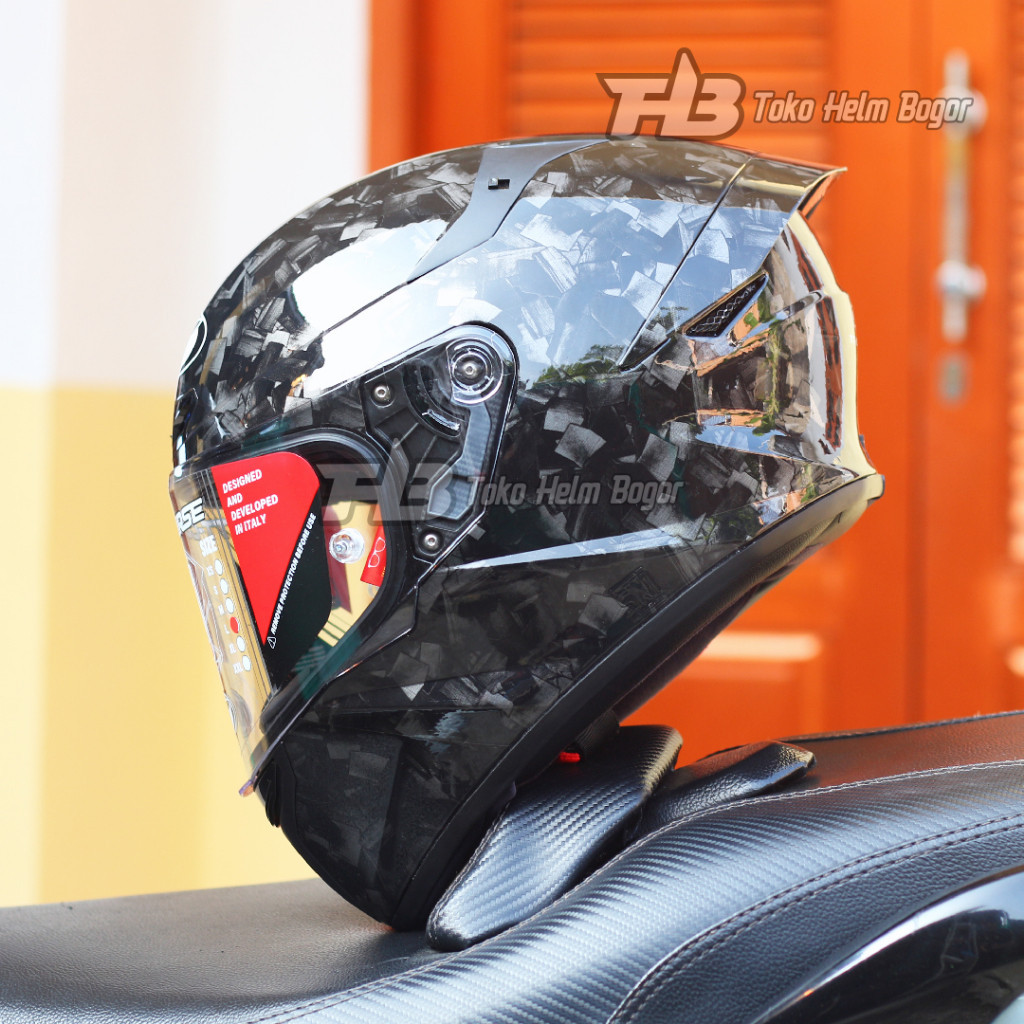 KYT TT Course Carbon Graphic FORGET SILVER Repaint