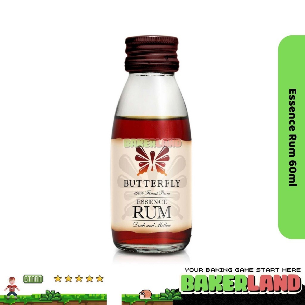 

Rum Butterfly 60 ml / Perisa Rum / Essence Rum Jamaika / Rum Jamaica