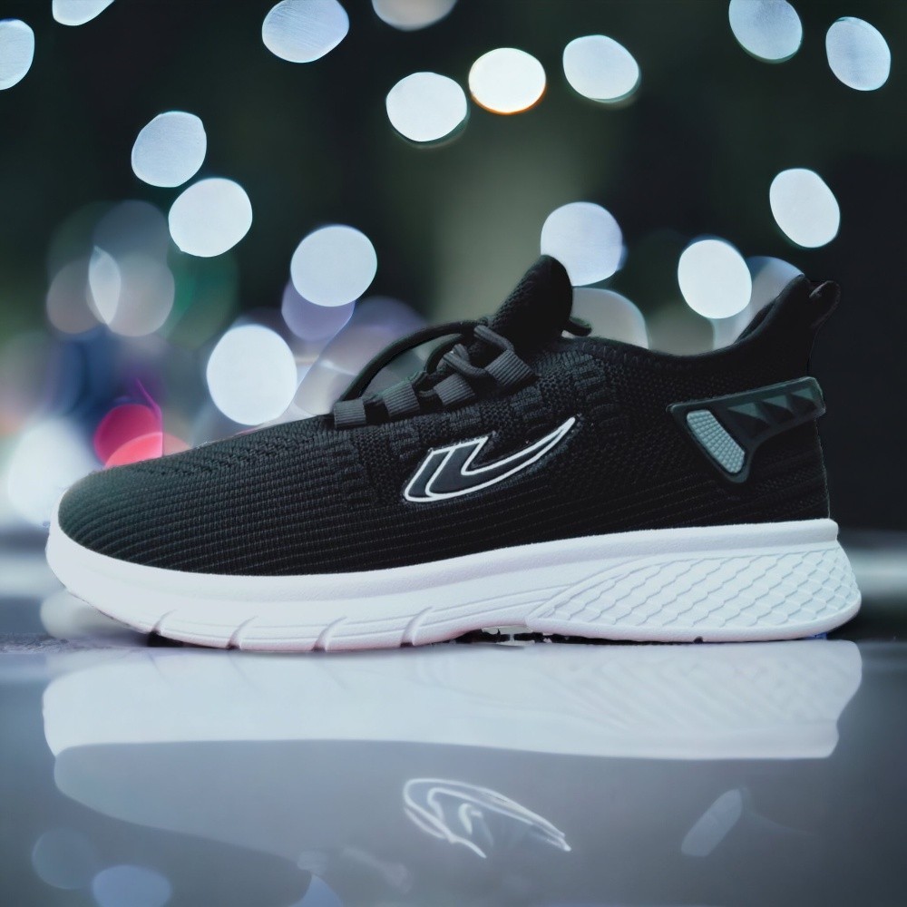 NEW ERA BRANDON 01 SEPATU SEKOLAH SEPATU HITAM PUTIH SEPATU SNEAKERS TALI