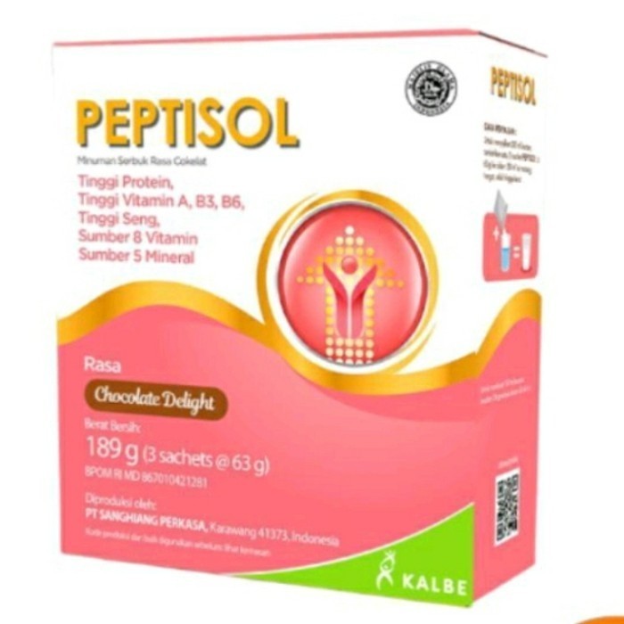 

Susu Peptisol Rasa Vanilla Coklat 185 gr