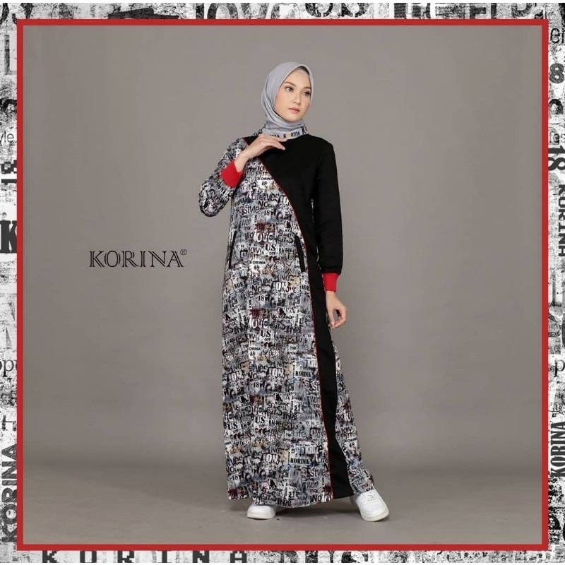 newpromoterbatas gamis korina terbaru - gamis korina ori - Salwa dress