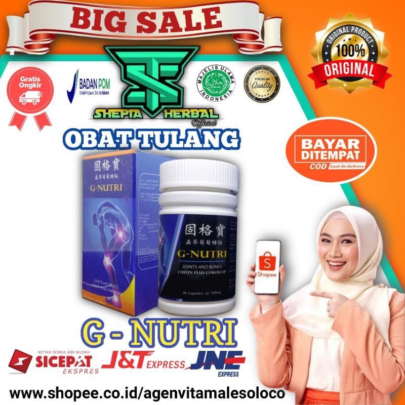 G NUTRI - GNUTRI - G-NUTRI OBAT TULANG DAN SENDI ORIGINAL HERBAL