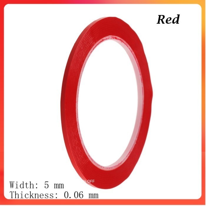 

Isolasi Lakban Mylar Tape Insulated Transformer 66 M 5 mm - Red