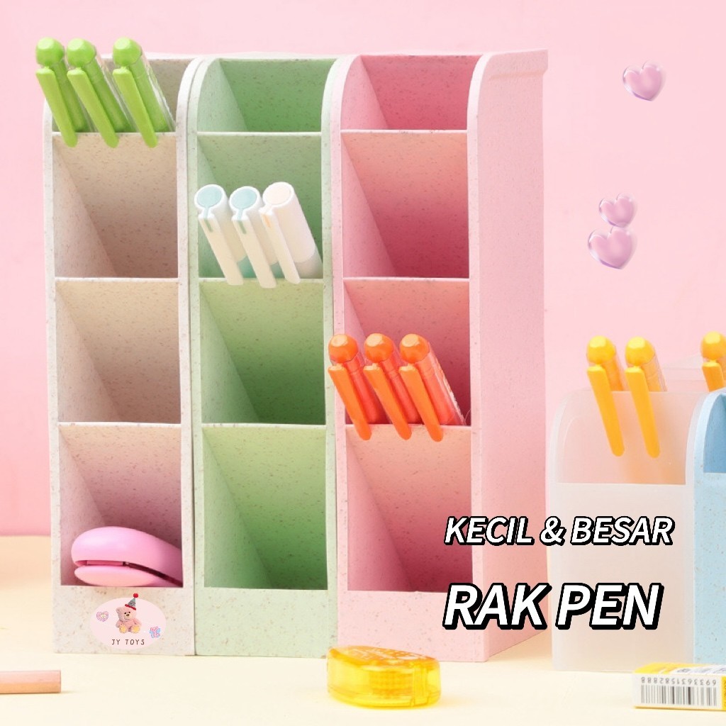 Rak Pen Alat Tulis 4 Tingkat Holder Pen Rak Pulpen Pensil