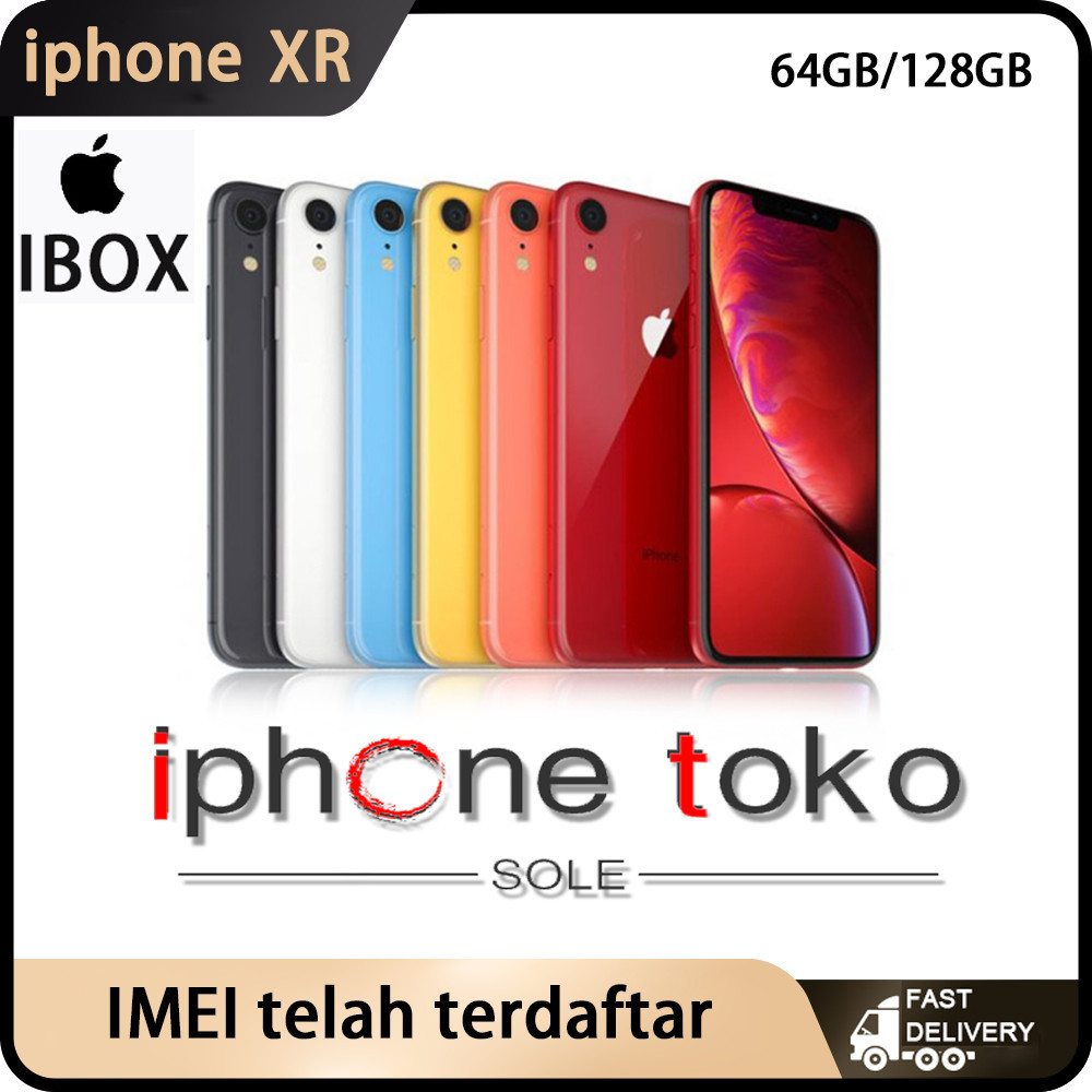 IBOX APPLE iPhone xr 64GB/128GB SECOND FULLSET ORIGINAL 100% All operator Kondisi Perfect