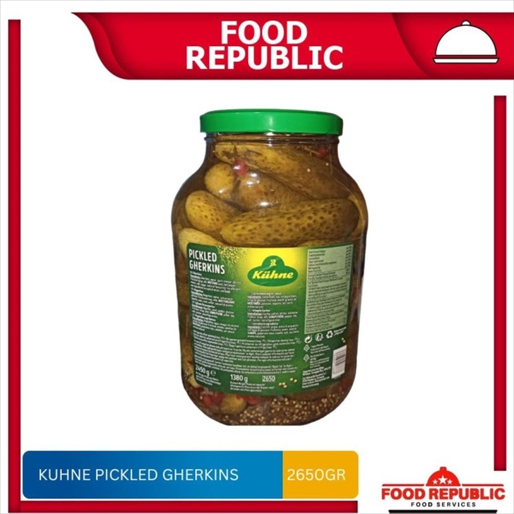 

Classica2106 Kuhne Pickled Gherkins 2650G Ketimun Acar Asam Manis Best Seller Halal