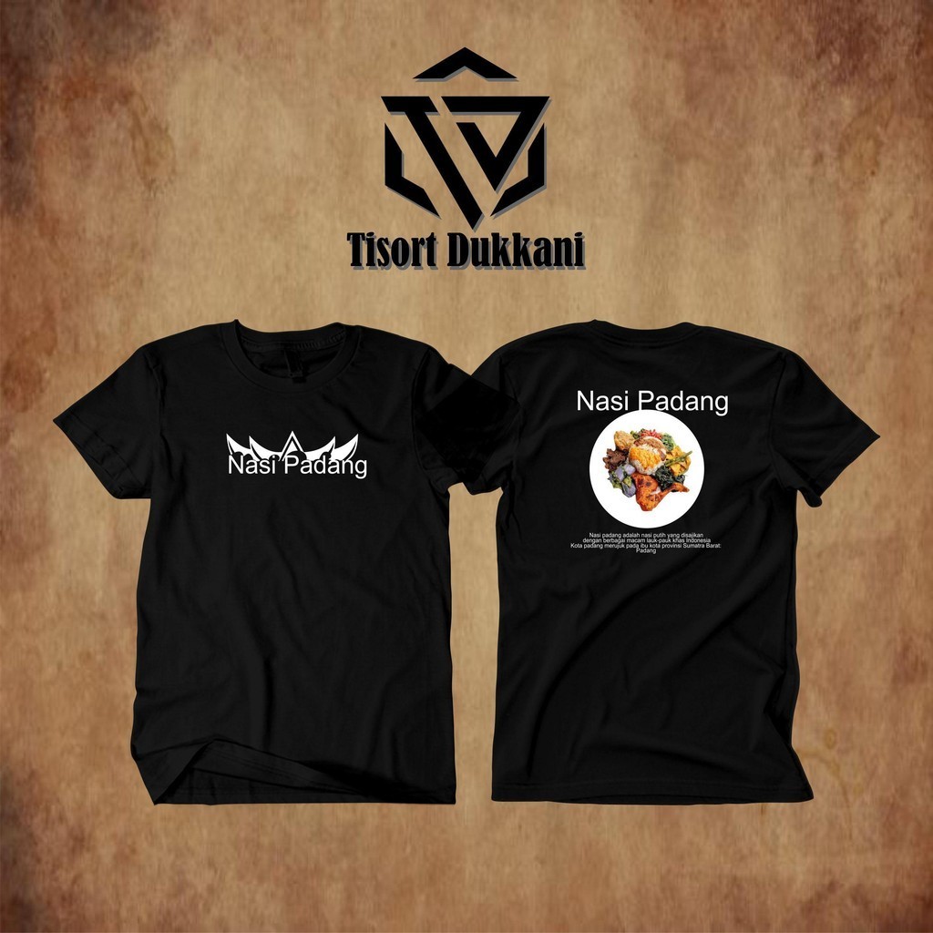 KAOS NASI PADANG / KAOS UNIK NASI PADANG BAHAN PREMIUM