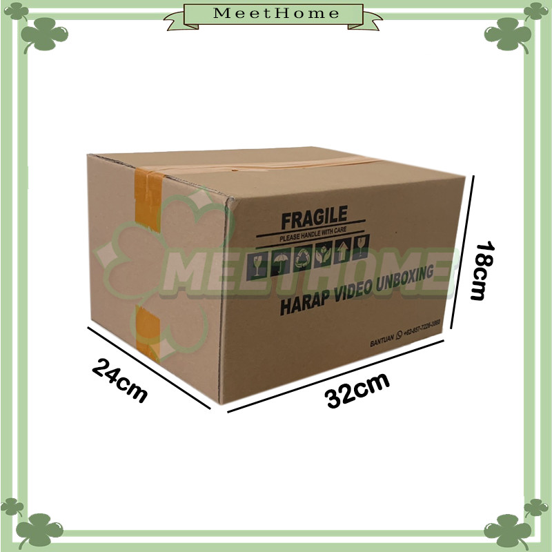 

kardus polos 32cmx24cmx18cm / 35cmx20cmx12cm packaging / box