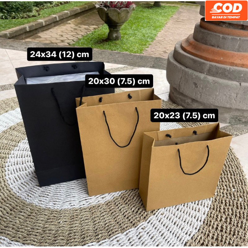 

PAPER BAG | TAS KERTAS Polos untuk PASANGAN BOX