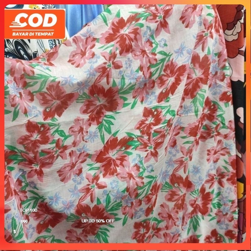 kain katun silky motif lq - bahan silky premium - kain mukena - kerudung