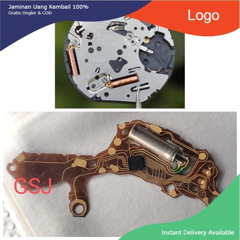 IC MESIN JAM VR32/VR31/VR33 IC MESIN JAM TANGAN ORIGINAL PENGGANTI MESIN VR31 VR32 V33