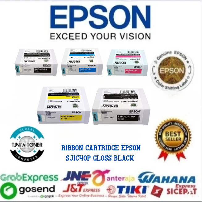 TINTA CATRIDGE EPSON SJIC40P ORIGINAL ( MK C Y M GB )
