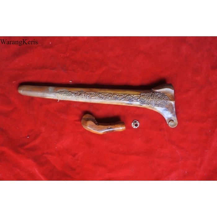 warangka keris sandang walikat ukir kayu sawo antik antik