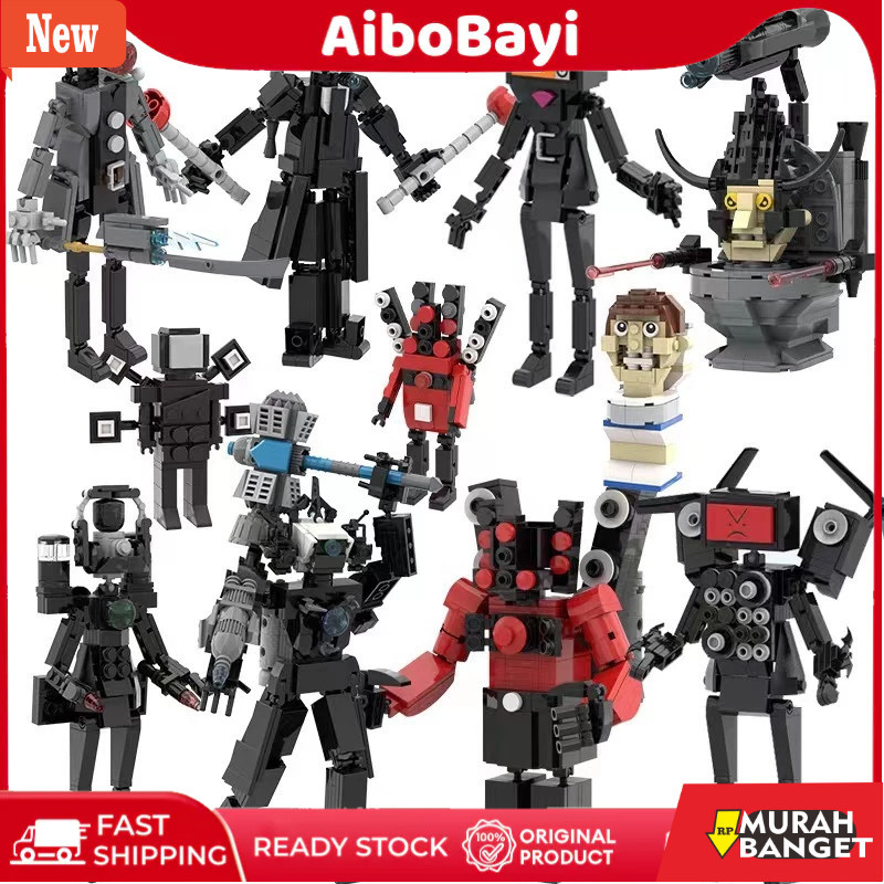 Mainan action figure yg lagi ngetrend- 【COD】Mainan Skibidi Toilet Siren Head Figure Pajangan Figure 