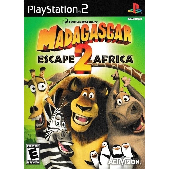 Kaset Playstation 2 - Madagascar 2 Escape Africa