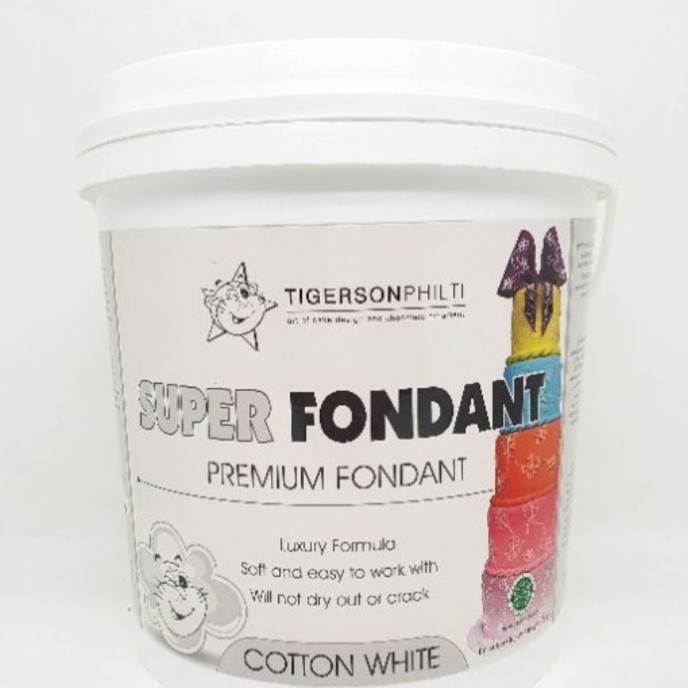 

[New] Super Fondant Tigerson repack 1/2kg