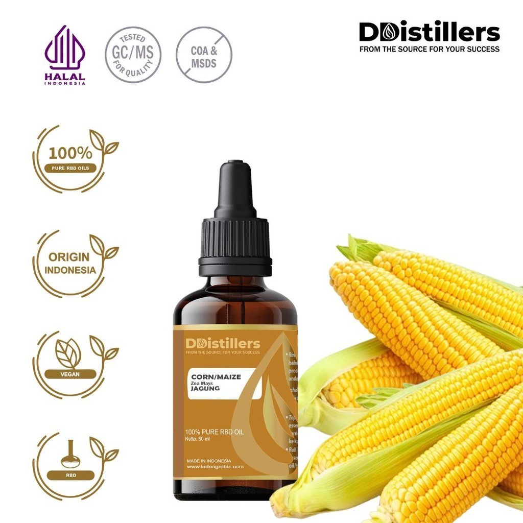 

Minyak RBD Corn / Maize / Jagung RBD Oil Murni 100%, 50-100ML GS