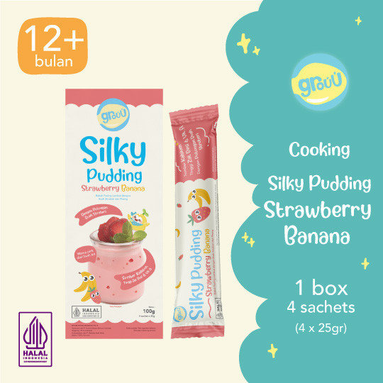 

Grouu Sliky pudding Milk Strawberry