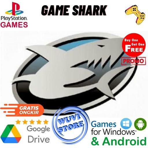 Game PC Game Shark  Emulator PS1 | Bisa Main di Android atau PC | Beli 1 Gratis 1