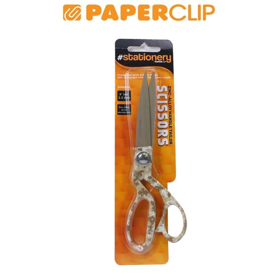 

GUNTING / SCISSORS S13001W 8INCH ZINC ALLOY - CHAMPAGNE CAMOUFLAGE