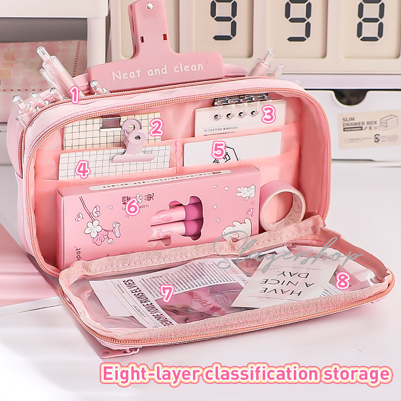 

KOTAK PENCIL ANAK / KOTAK PENSIL TRANSPARAN / PANSILCASE / TEMPAT PERALATAN ANAK