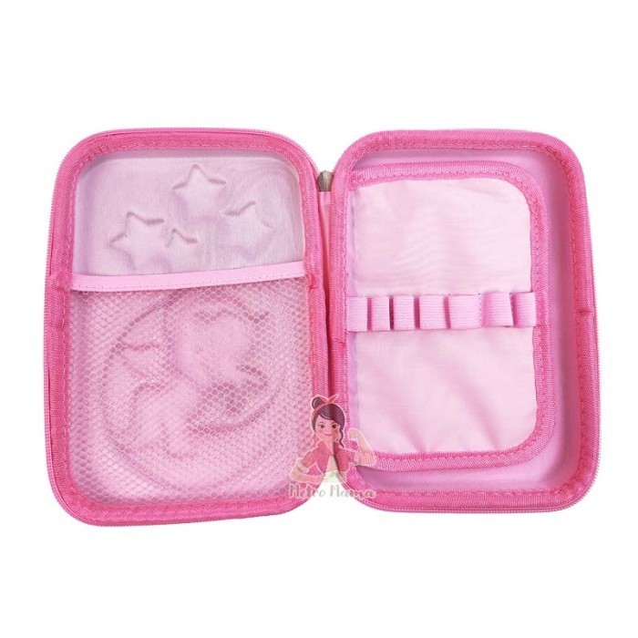 

✨LARIS✨ -Kotak Tempat Pensil EVA BESAR Model 3D & SEQUIN Anak Sekolah - Sequin Pinkline