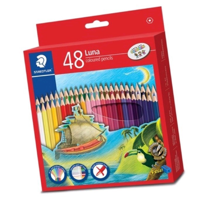 

✨LARIS✨ -Pensil Warna Staedtler Luna Panjang Classic 48 Warna