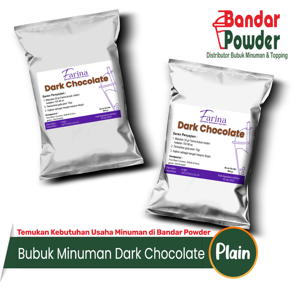 

Bubuk Dark Chocolate 500gr - Serbuk Minuman Cokelat