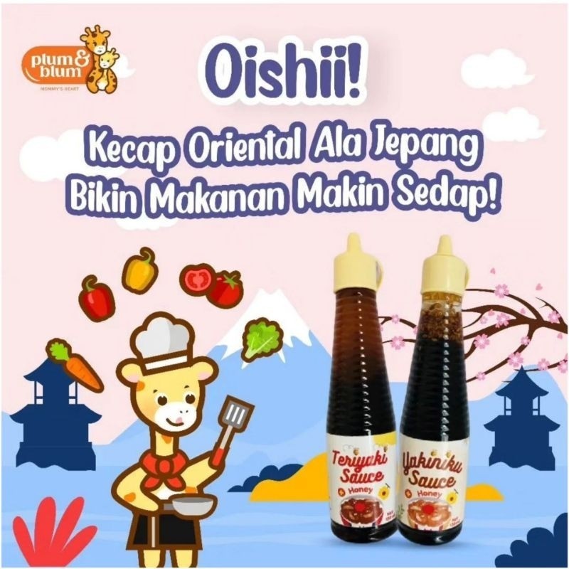 

Plum & blum Oriental Sauce Teriyaki Yakiniku Serbaguna No MSG