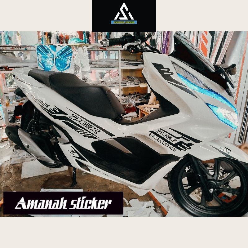 Stiker Pcx 150 / Stiker Pcx Body / Stiker Pcx Putih / Stiker Keren / Stiker Pcx Murah