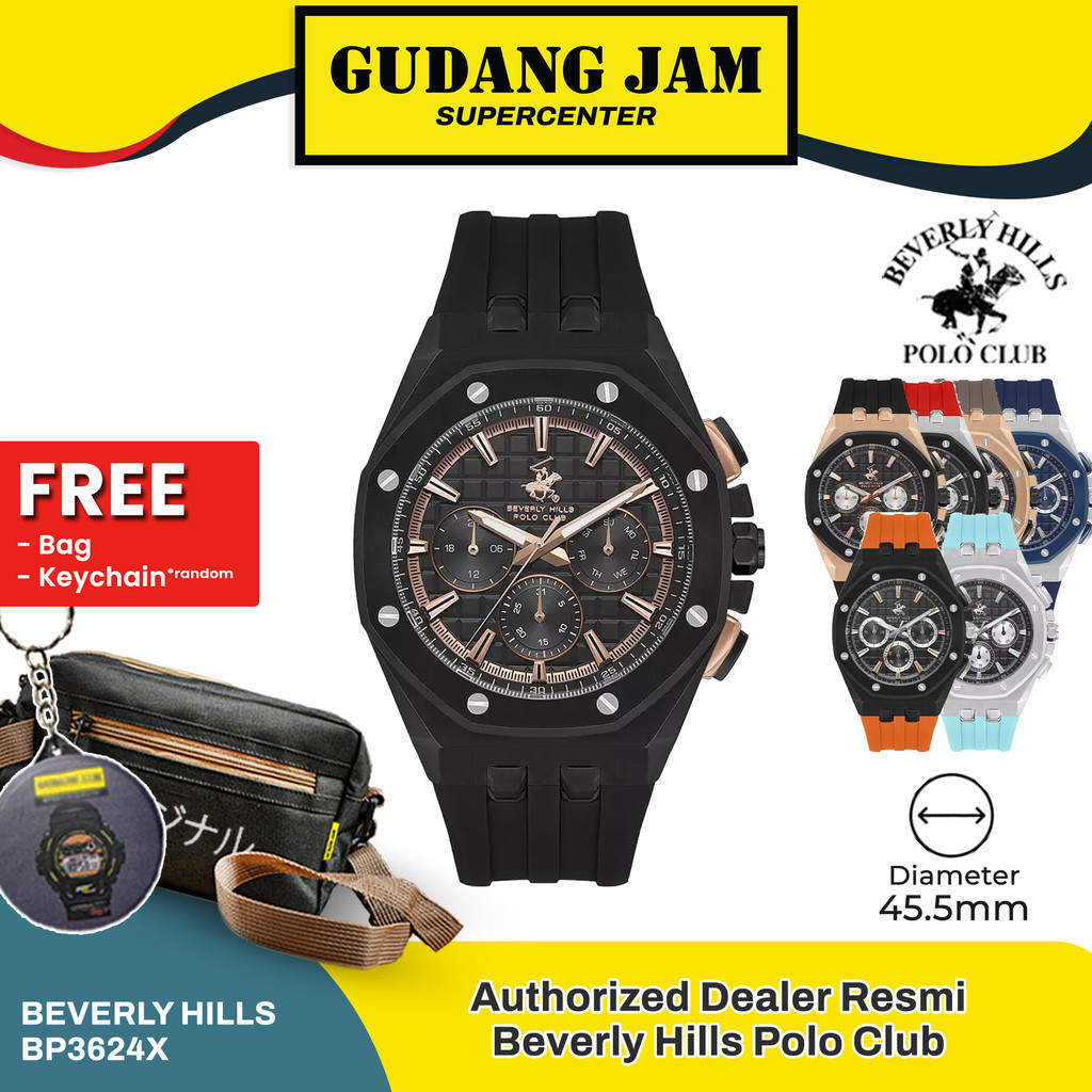 Jam Tangan Pria Polo Beverly Hills BP3624X