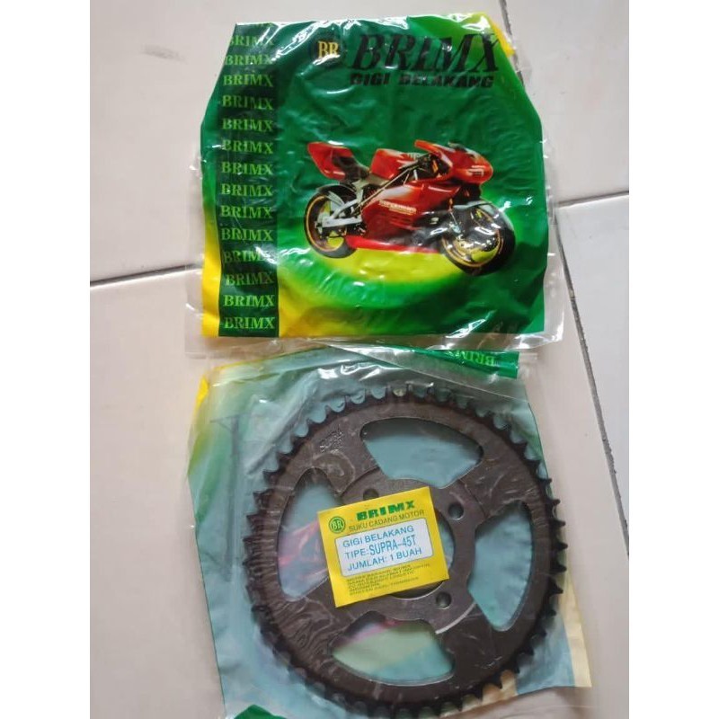 [ FURMOTOR ] GIR BELAKANG SUPRA HONDA BEBEK MATA 45T/ GIR BELAKANG MOTOR SUPRA MATA 45T / GIR BELAKA