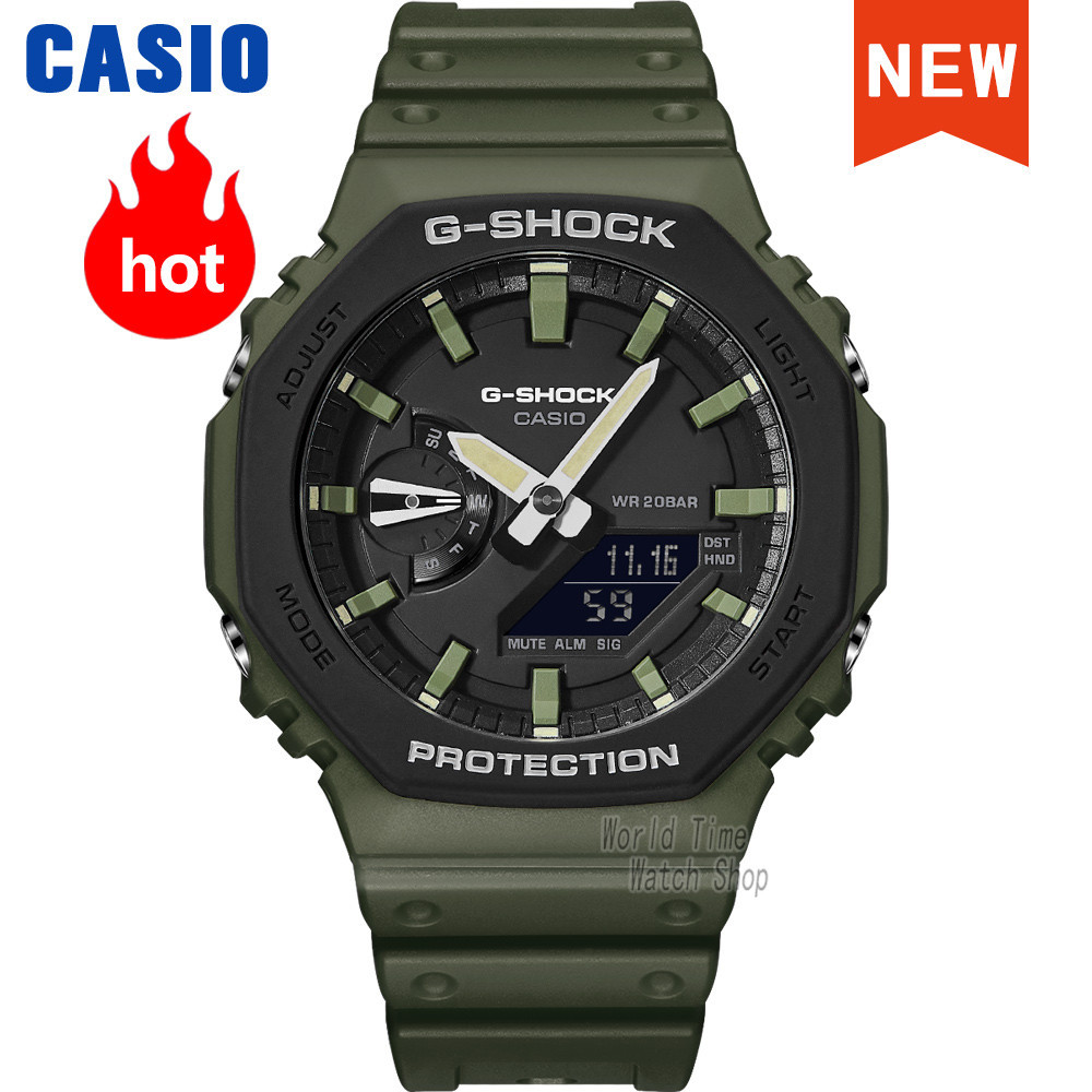 Jam Tangan Original Pria Casio watch for men g shock Carbon Fiber Protection Outdoor  Sports 200m Wa