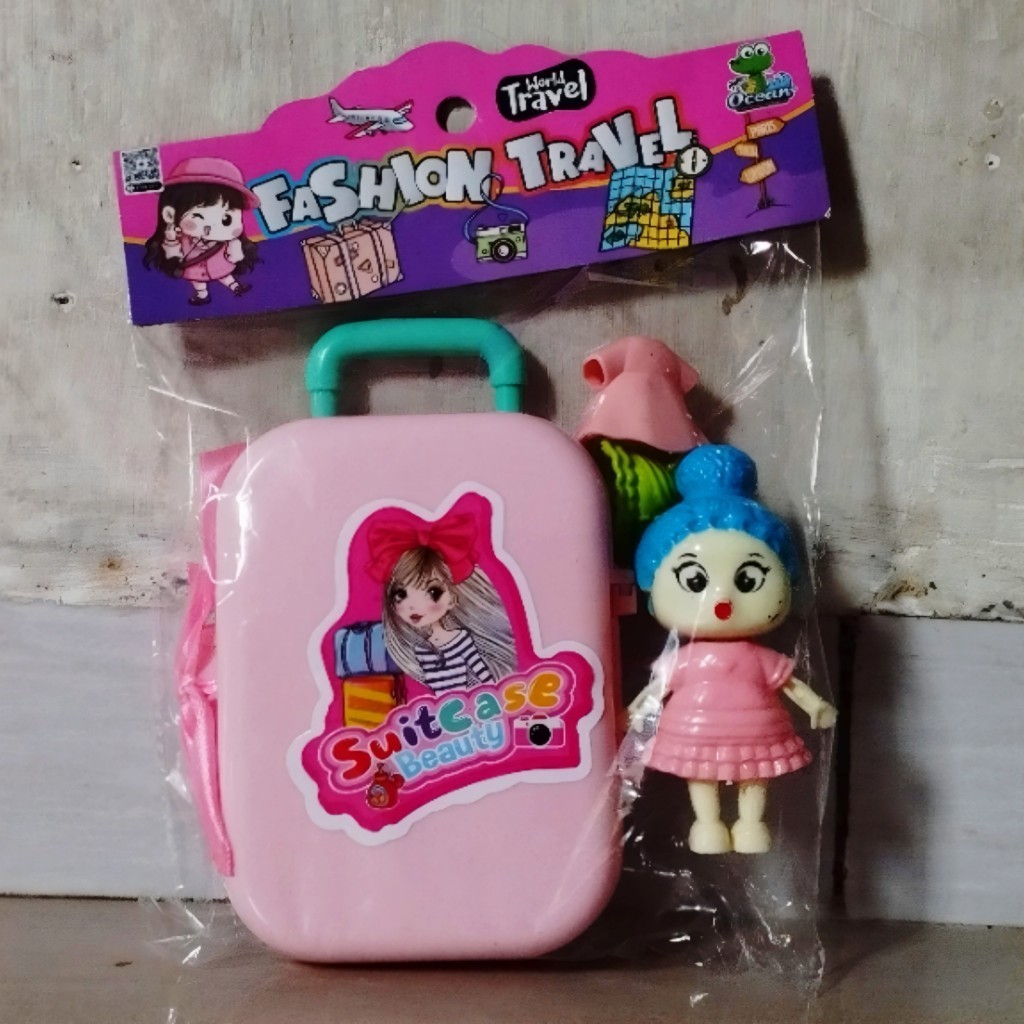 Mainan Anak Perempuan Koper + Boneka