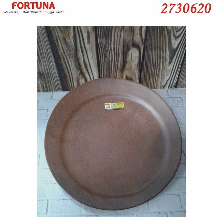 ✨LARIS✨ -Piring Melamin Motif Kayu 10