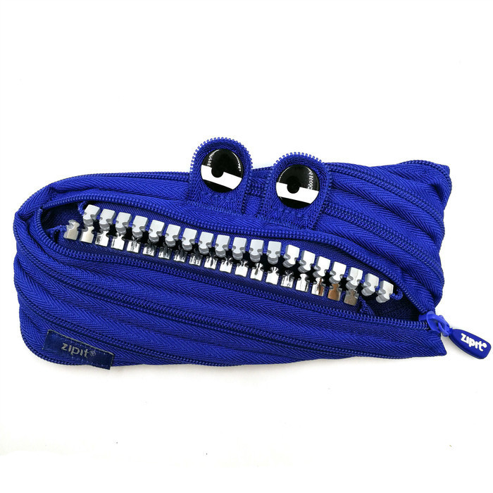 

[New]Best Seller Pouch Lucu / Tempat Pensil - Zipit Grillz Monster Pouch - Biru