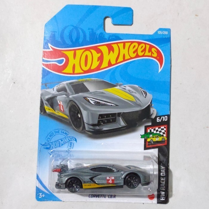 Hotwheels Corvette C8 R C8.R C8R grey 2021  Race Day